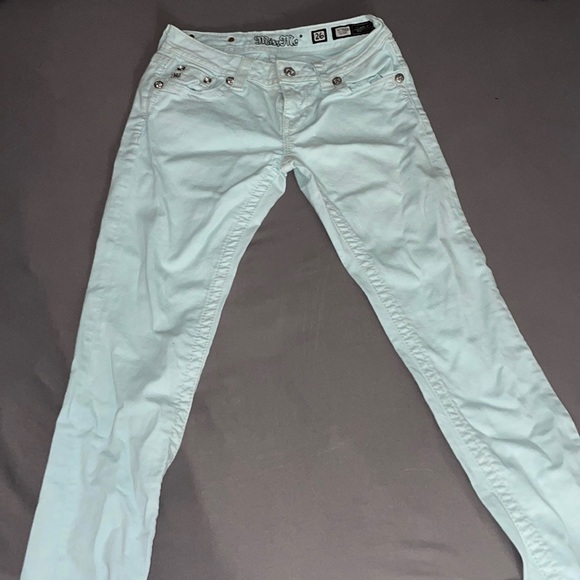 Miss Me Denim - Miss Me Icy Blue women’s 26 Skinny jeans JE578652L